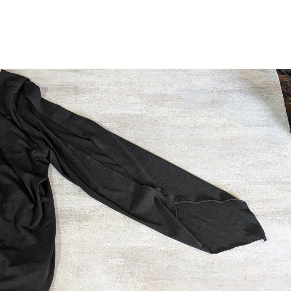 Black One Sleeve Asymmetrical Dress - Forever 21 - Picture 5 of 6